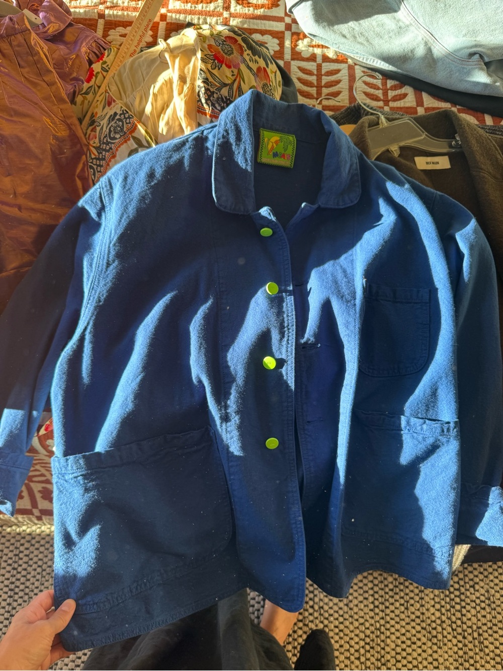 Meals Forager Jacket in Blueberry